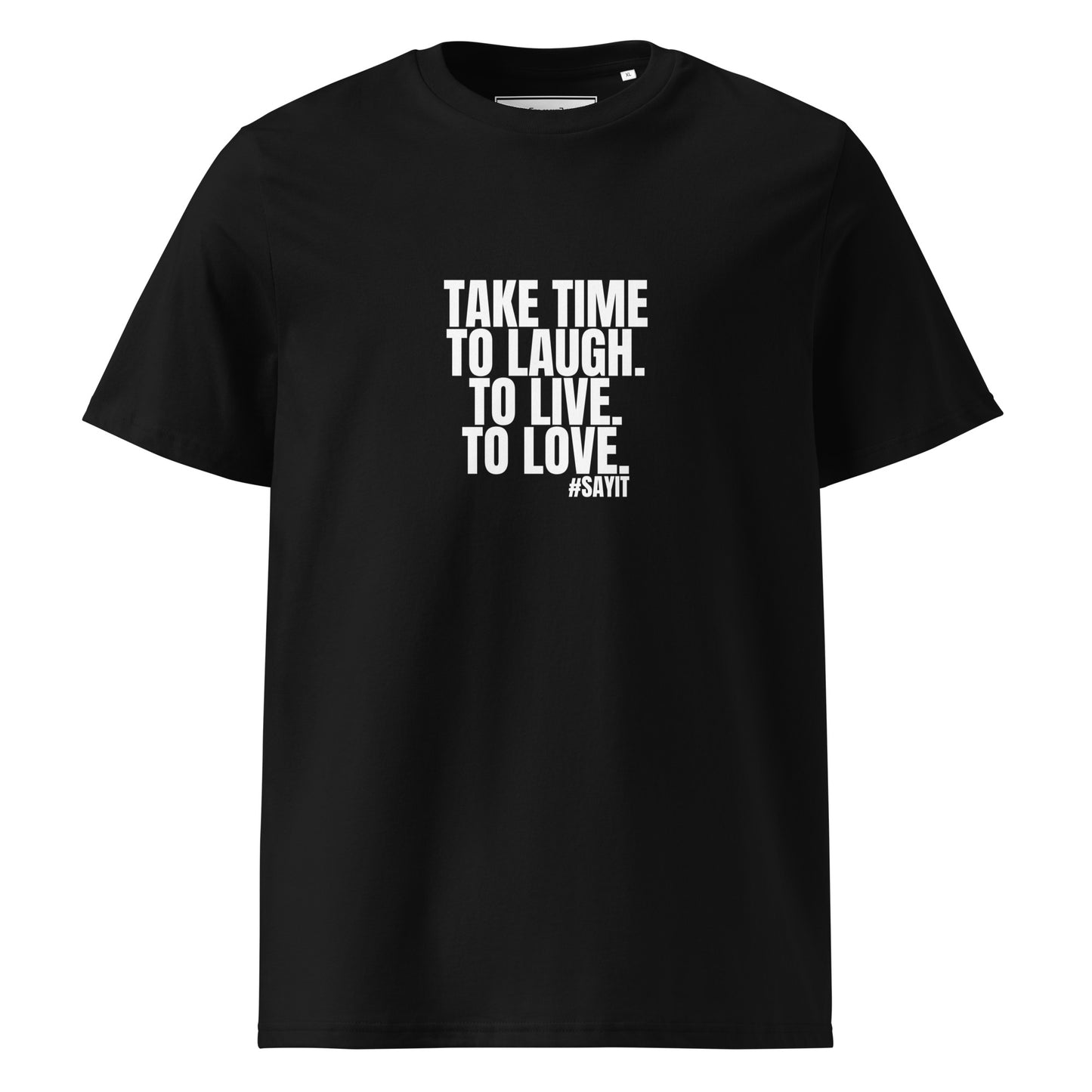t-shirt citation, t-shirt message fort, affirmation de soi, force intérieure, résilience, streetwear affirmé, t-shirt motivation, empowerment, style minimaliste, t-shirt unisexe, selfmade, t-shirt #SAYIT, confiance en soi, mode engagée, développement personnel, t-shirt noir et blanc, vêtement à message, lifestyle inspirant, force mentale, expression personnelle