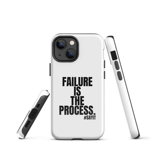Coque iPhone #SAYIT minimaliste et antichoc, double protection avec extérieur en polycarbonate rigide et intérieur en TPU souple, découpes précises, compatible recharge sans fil, style épuré et affirmé